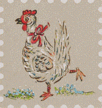 Load image into Gallery viewer, Guinea and hen Cross-stitch patterns to download via email