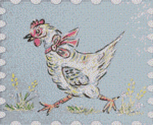Load image into Gallery viewer, Guinea and hen Cross-stitch patterns to download via email