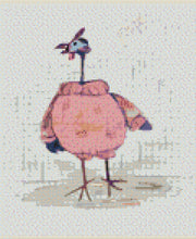 Load image into Gallery viewer, Guinea and hen Cross-stitch patterns to download via email