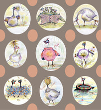 Load image into Gallery viewer, Pipi Pintade Coop Curtain fabric