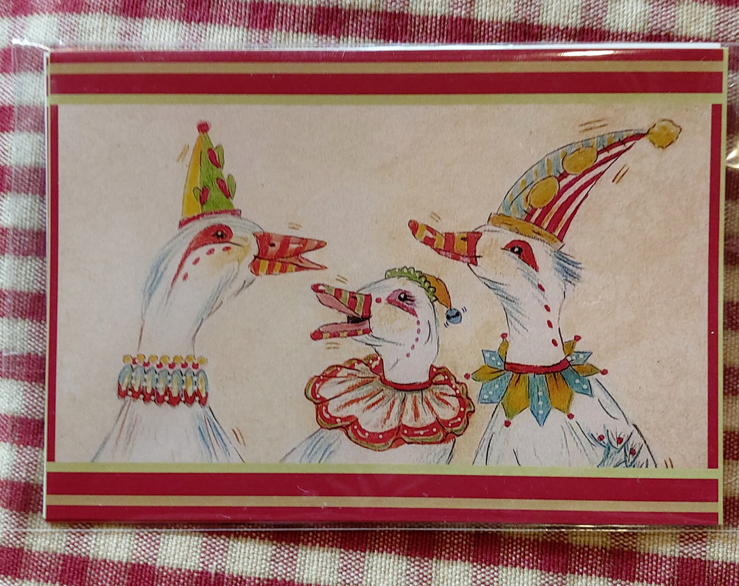 Circus Duck postcards