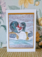 Load image into Gallery viewer, Shelducks A5 Card
