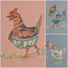 Load image into Gallery viewer, Guinea and Hen mugs
